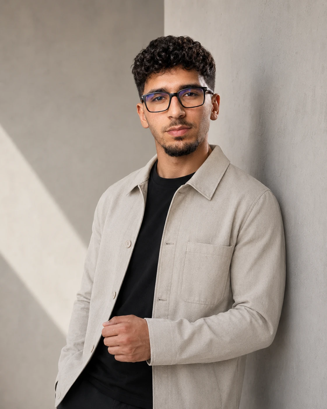 Editorial portrait of Hicham Mahboub